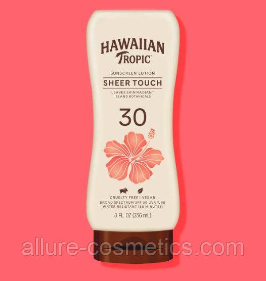 Сонцезахисний зволожуючий лосьйон Hawaiian tropic Sheer Touch Ultra Radiance SPF 30 236мл