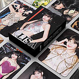 Карточки blackpink K-POP lomo кейпоп карти к поп блек пінк блэкпінк - Lisa -  55 шт, фото 4