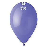 Шар латексный G90/ 10" пастель 75 барвинок-голубой Gemar