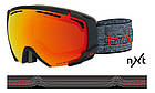 Гірськолижна маска Bolle Supreme OTG Dark Grey Red Лінза Фотохромная S1-S3 Phantom Fire Red Photochromic, фото 3