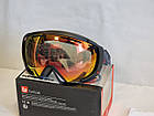 Гірськолижна маска Bolle Supreme OTG Dark Grey Red Лінза Фотохромная S1-S3 Phantom Fire Red Photochromic, фото 9