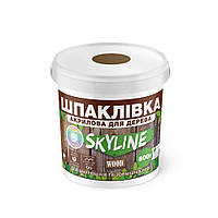 Шпаклевка для Дерева готовая к применению акриловая SkyLine Wood Орех 800 г