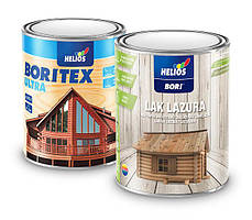 Bori High-Layer Wood Stain, лазурь із вмістом воску для деревини, безколірна, 0,75л, фото 3