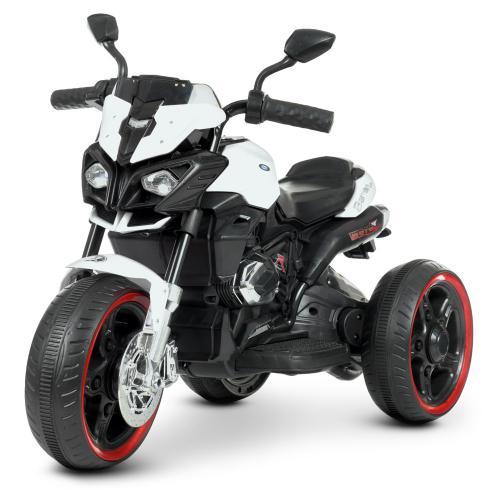 Дитячий електромотоцикл 3 колісний Bambi M 4533-1, Білий