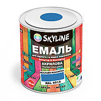 Емаль для підлоги SkyLine Яскраво-блакитний RAL 5015 0.75 л