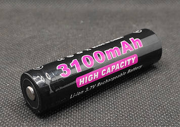 Акумулятор Soshine 18650P 3,7V 3100mAh із захистом (1шт.)