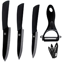 Набор кухонных ножей HuoHou Ceramic Kitchen Knife Set 4шт. HU0010 Black