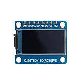 TFT 0.96" дисплей SPI 160x80 IPS (RGB) IC:St7735s, фото 3