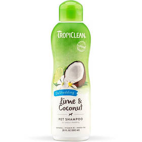 Tropiclean LIME & COCONUT шампунь ПРОТИ ЛИНЬКИ для собак та котів,355мл