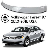 Козырек заднего стекла Volkswagen Passat B7 Фольксваген Пассат Б7 2010-2015 USA Дефлектор заднего стекла