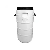 Бочка пластикова харчова Біла 120л Ємність харчова для вина і води