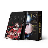 Карточки blackpink K-POP lomo кейпоп карти к поп блек пінк блэкпінк - Lisa Solo -  55 шт, фото 4