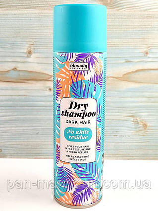 Сухий шампунь для темного волосся Blossity Dry Shampoo Dark Hair 200 мл