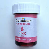 Гелевий жиророзчинний барвник Chefmaster рожевий 20мл