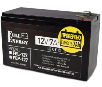 Свинцево-кислотна акумуляторна батарея Full Energy FEP-127 7А•г 12В, фото 1