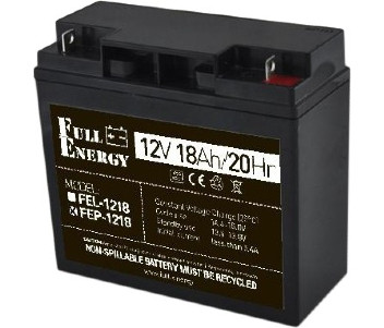 Свинцево-кислотна акумуляторна батарея Full Energy FEP-1218 18 А•г 12В, фото 1