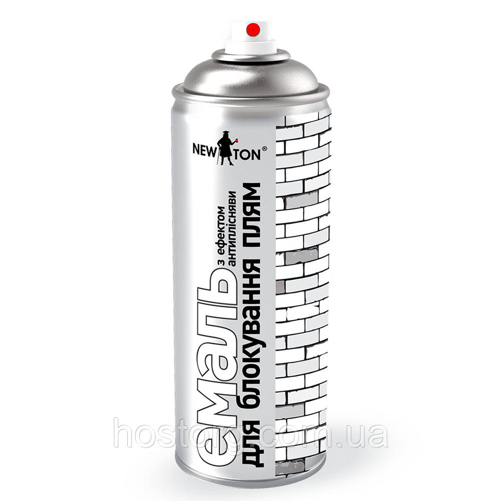 Емаль Акрилова для блокування плям New Ton Біла 400 мл
