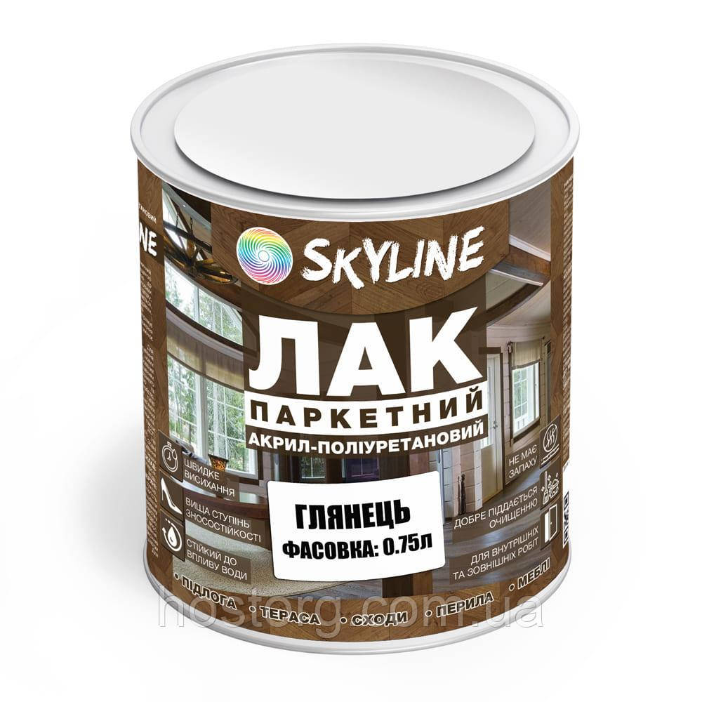 Лак для Підлоги Skyline Паркетний Акрил-поліуретановий Глянцевий 0.75 л