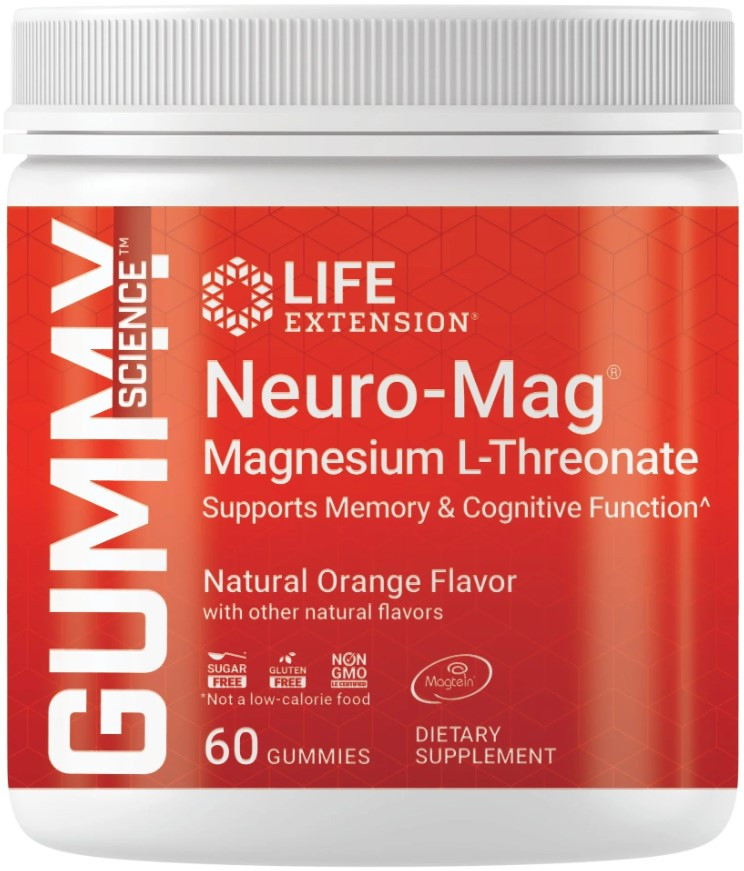 Life Extension Neuro-Mag / Магній Л Треонат 60 жувальних цукерок