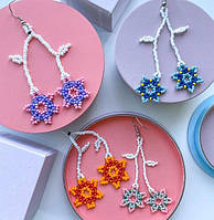 Сережки з бісеру: Схема та Опис