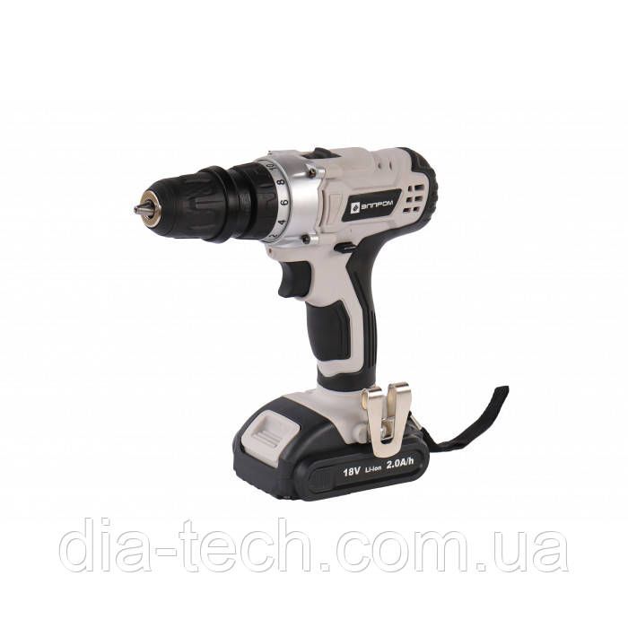 Дриль-шурупокрут акумуляторний Елпром ЭДА-18М-2Li Quick, фото 1