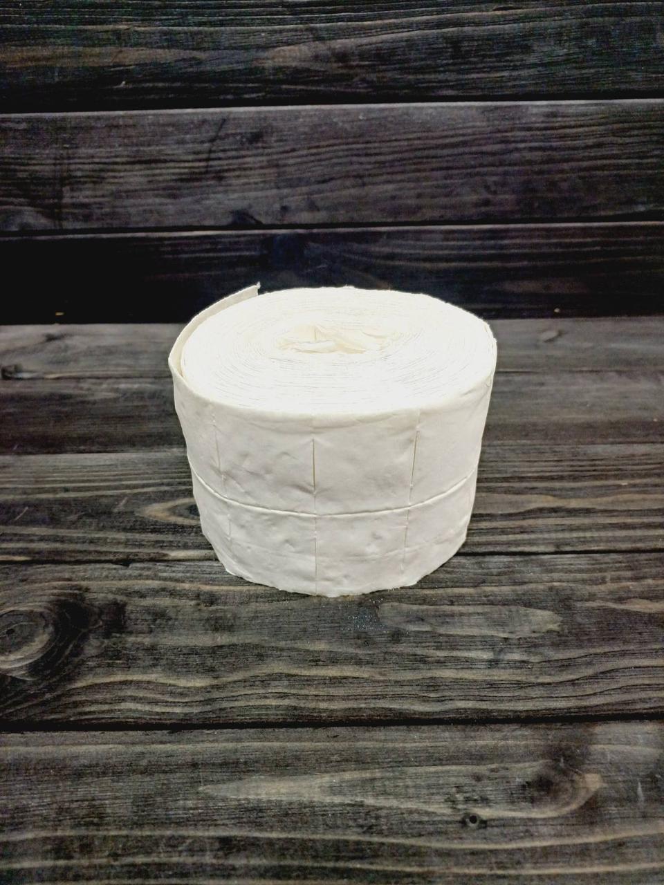 Салфетки безворсові в рулоні відривні білі, 300шт./рулон