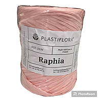 Рафия Plastiflora (200м) для цветов и декора розовый