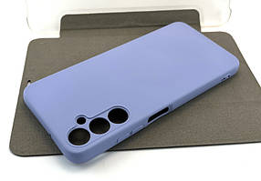 Чохол на Samsung A05s, A057 накладка бампер Soft Case з велюром бузковий