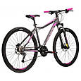 Велосипед KROSS 27.5" Lea 5.0 D графітовий/фіолетовий, фото 3