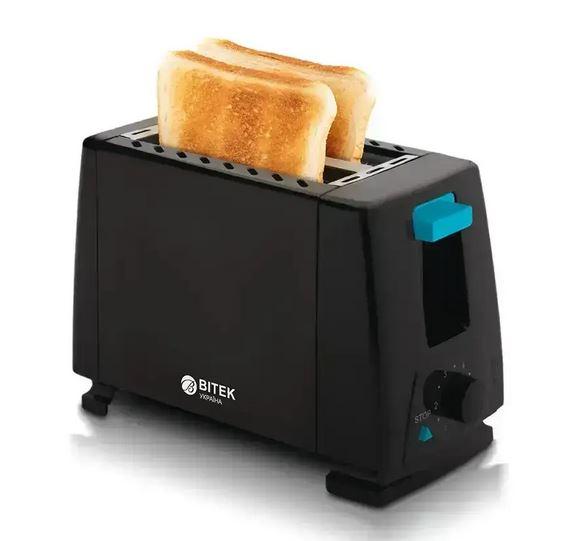 Тостер електричний на 2 тости 1000 Вт 2 Slice Toaster BITEK BT-263/6848