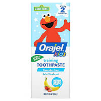 Зубна паста для дітей Orajel Kids Elmo Training Toothpaste Fluoride-Free 3 Months to 4 Years 42,50g (Berry Fun)