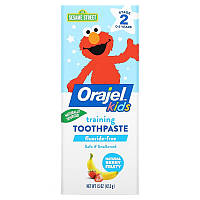 Зубная паста для детей Orajel Kids Elmo Training Toothpaste Fluoride-Free 3 Months to 4 Years 42,50g (Berry