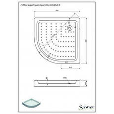 Піддон низький кутовий Rico 90х90, фото 4
