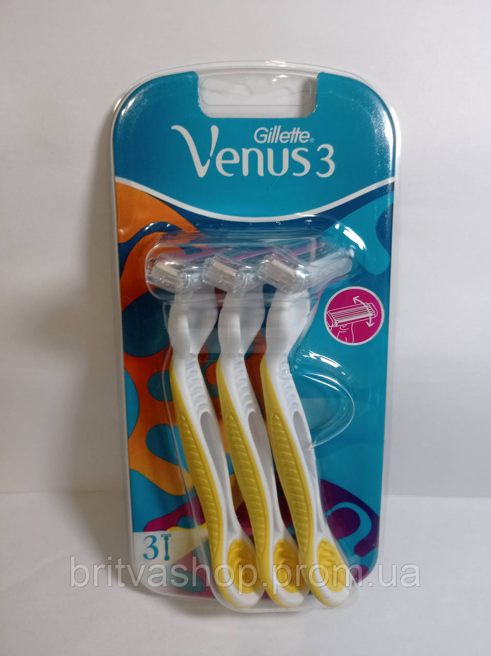 Одноразові бритви для гоління Gillette Venus Plus 3 (3шт.)