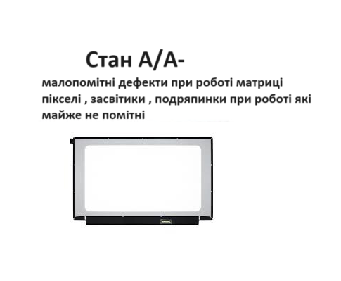 Матриця для ноутбука 15.6 Led Slim IPS FHD 1920x1080 30pin edp БЕЗ Вух 350mm стан А/A- б/в