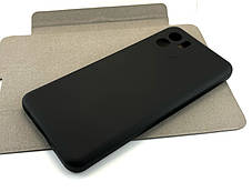 Чохол на Xiaomi Redmi A1, A2 накладка Soft Case Full бампер чорний силіконовий з мікрофіброю, фото 3