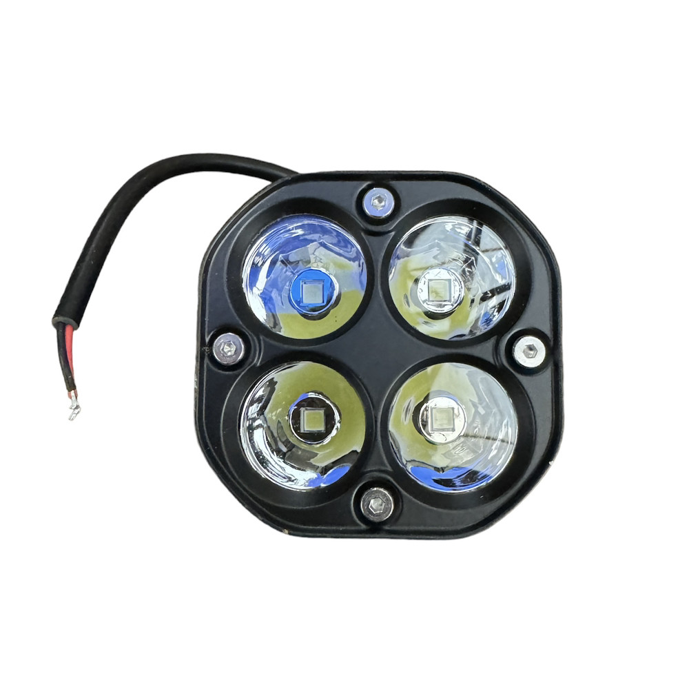 Світлодіодна LED-фара 2-40W 78×78×50 дальнє світло ФЛ-091