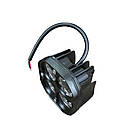 Світлодіодна LED-фара 2-40W 78×78×50 дальнє світло ФЛ-091, фото 4