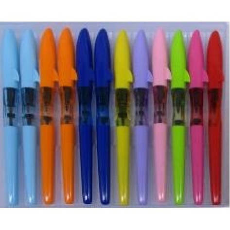 Ручка дитяча перо No992 Акула, 8цв, фото 1