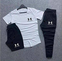 Мужской  Футболка+шорты+штаны Under Armour Комплекты мужской одежды Мужские костюмы и комплекты