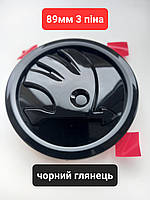 Значок Шкода Skoda 89 мм Емблема Octavia Tour, A5, Fabia, Rapid, Superb логотип шильдик Фабия Октавия значки