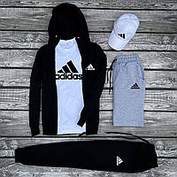 Мужской Комплект 5 в 1 Adidas Комплекты мужской одежды Мужские костюмы и комплекты