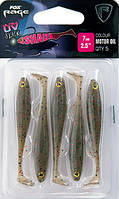 Силиконовая приманка Fox Rage Slick Shad Ultra UV 7cm / 2.75" Motor Oil