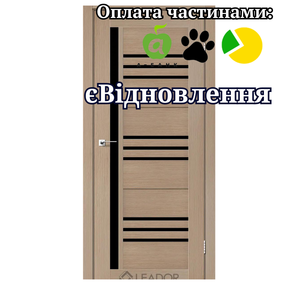 Двері COMPANIA, LEADOR Дуб мокко