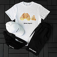 Мужской Комплект (Футболка,шорты,кепка,барсетка) Комплекты мужской одежды Мужские костюмы и комплекты