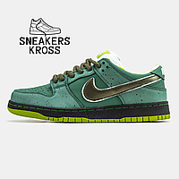 Женские кроссовки Nike SB Dunk Low Green Lobster, Найк СБ Данк Зелёные, Nike dunk premium