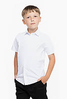 Рубашка однотонная для мальчика Deniz 411 140 см Белый (2000989810186) TT, код: 8126642