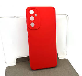 Чохол на Samsung A05s, A057 накладка бампер Soft Case з велюром червоний