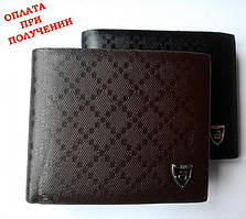 Чоловічий гаманець портмоне гаманець лакована шкіра JBL