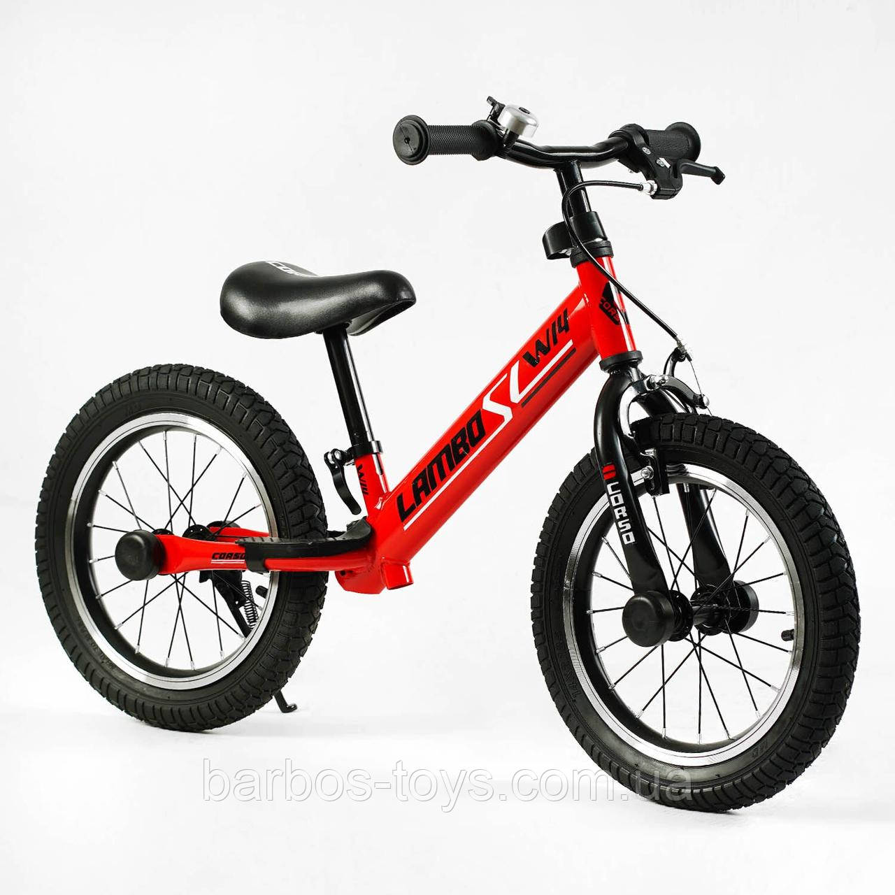 Велобіг для дівчаток і хлопчиків від трьох років, біговел для дітей, велосипед без педалей LB-14811 колесо 14*